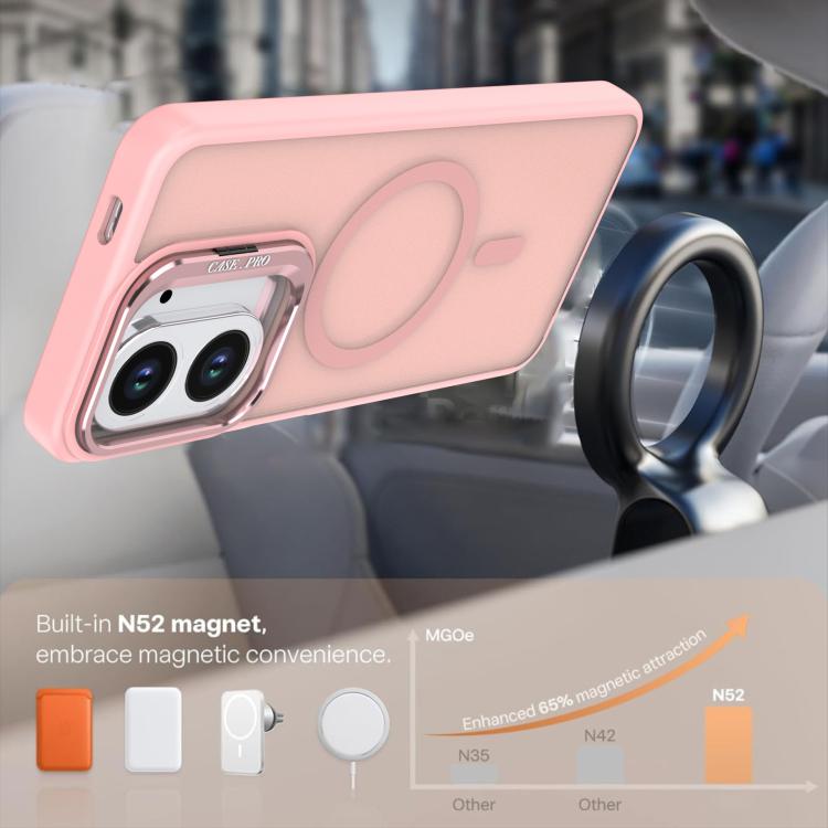 For Redmi A5 4G 171.7mm Bright Color Frosted Skin-feel Camera Bracket Magsafe Phone Case
