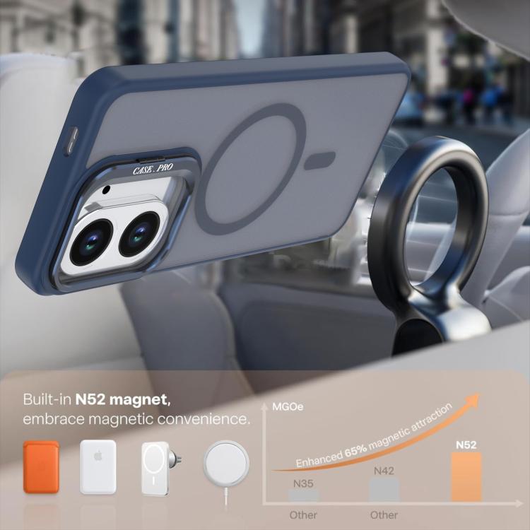 For Redmi A5 4G 171.7mm Bright Color Frosted Skin-feel Camera Bracket Magsafe Phone Case