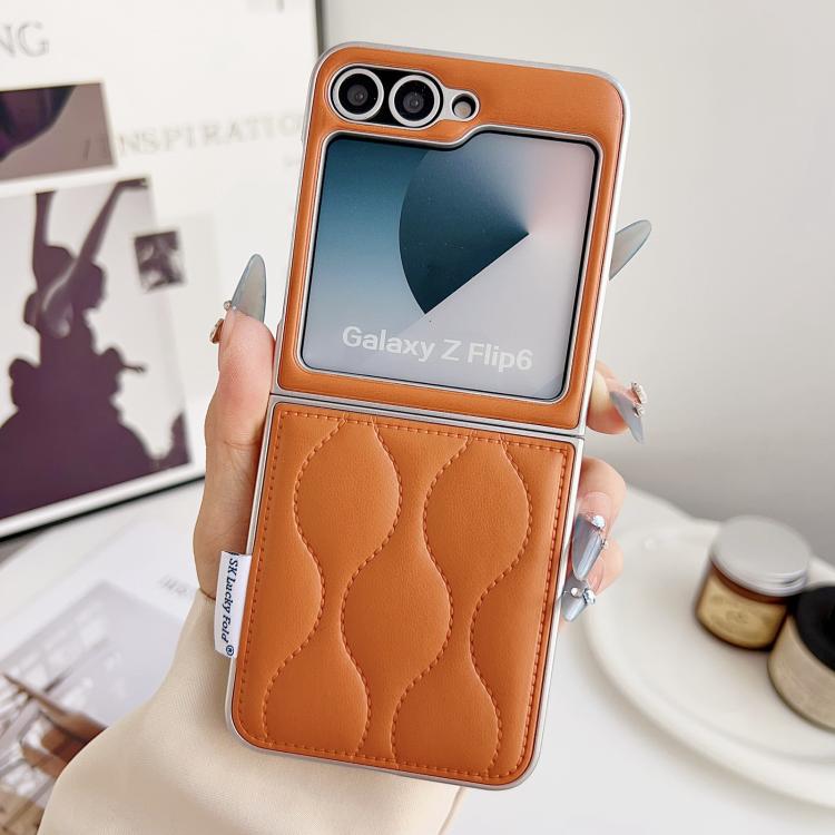 For Samsung Galaxy Z Flip5 Puffer Jacket Texture Phone Case
