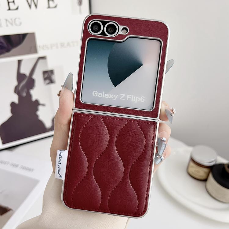 For Samsung Galaxy Z Flip5 Puffer Jacket Texture Phone Case