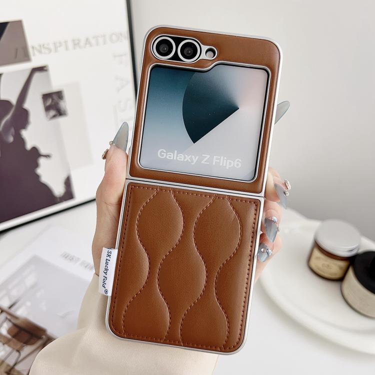 For Samsung Galaxy Z Flip5 Puffer Jacket Texture Phone Case