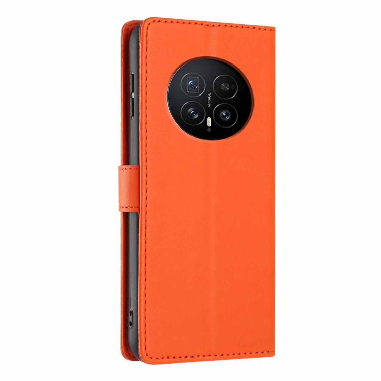 For Honor Magic8 Tree Cat Embossed Flip Vegan Leather Phone Case