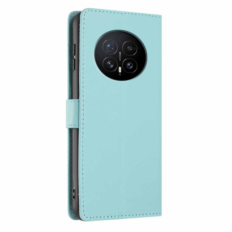 For Honor Magic8 Tree Cat Embossed Flip Vegan Leather Phone Case
