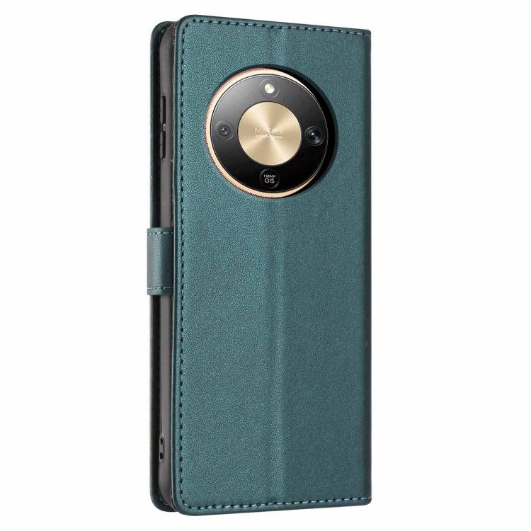 For Honor Magic8 Lite Tree Cat Embossed Flip Vegan Leather Phone Case