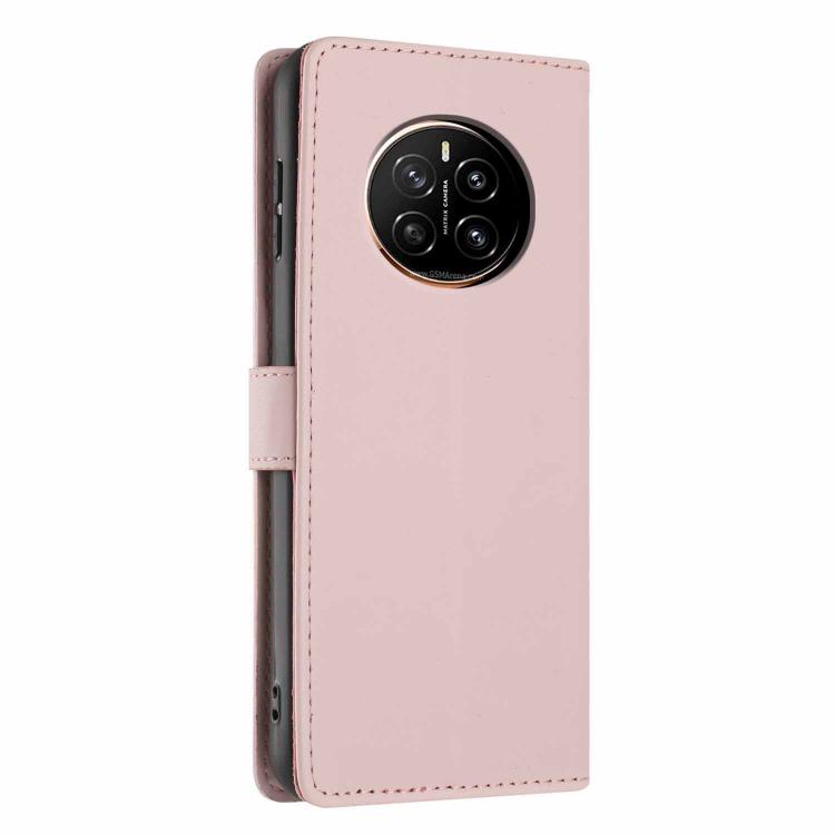 For Honor Magic7 Tree Cat Embossed Flip Vegan Leather Phone Case