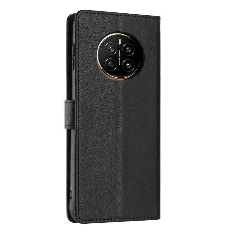 For Honor Magic7 Tree Cat Embossed Flip Vegan Leather Phone Case