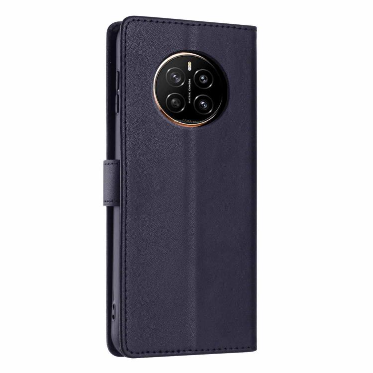 For Honor Magic7 Tree Cat Embossed Flip Vegan Leather Phone Case