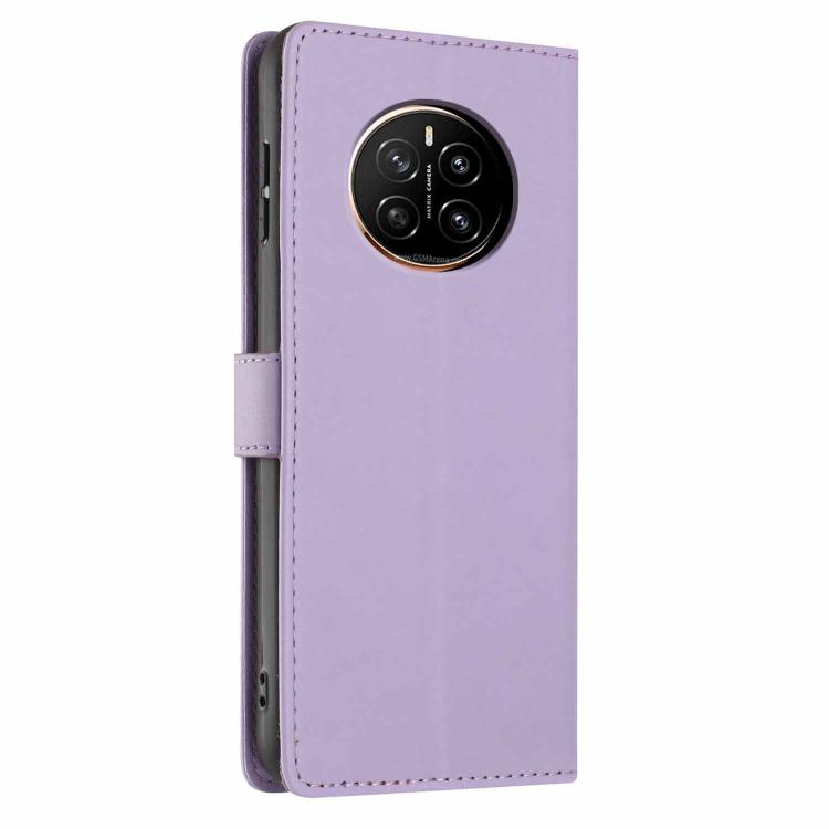 For Honor Magic7 Tree Cat Embossed Flip Vegan Leather Phone Case