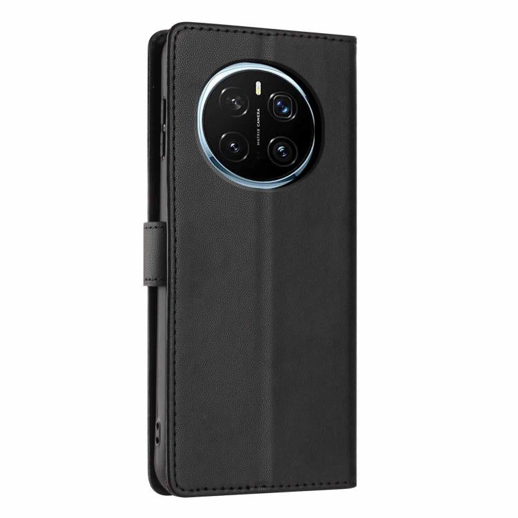 For Honor Magic7 Pro Tree Cat Embossed Flip Vegan Leather Phone Case