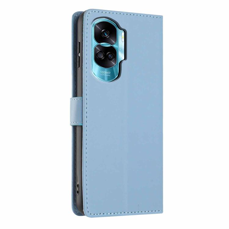 For Honor 90 Lite Tree Cat Embossed Flip Vegan Leather Phone Case