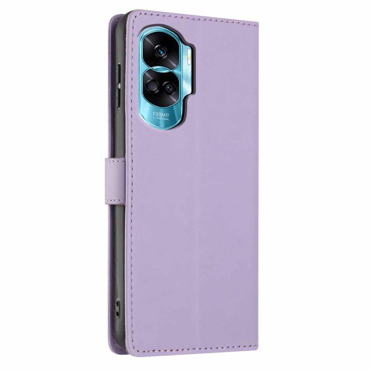 For Honor 90 Lite Tree Cat Embossed Flip Vegan Leather Phone Case