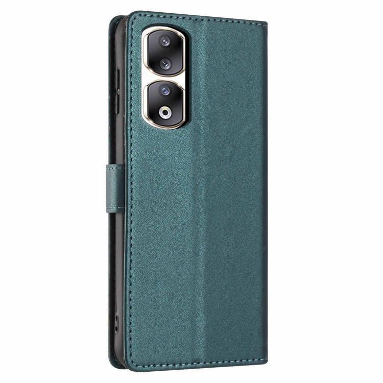 For Honor 90 Pro Tree Cat Embossed Flip Vegan Leather Phone Case