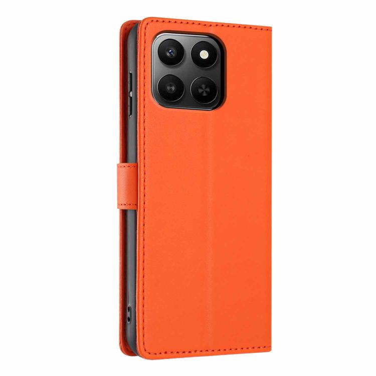 For Honor 400 Smart 4G / 5G Tree Cat Embossed Flip Vegan Leather Phone Case