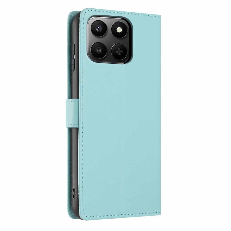 For Honor 400 Smart 4G / 5G Tree Cat Embossed Flip Vegan Leather Phone Case