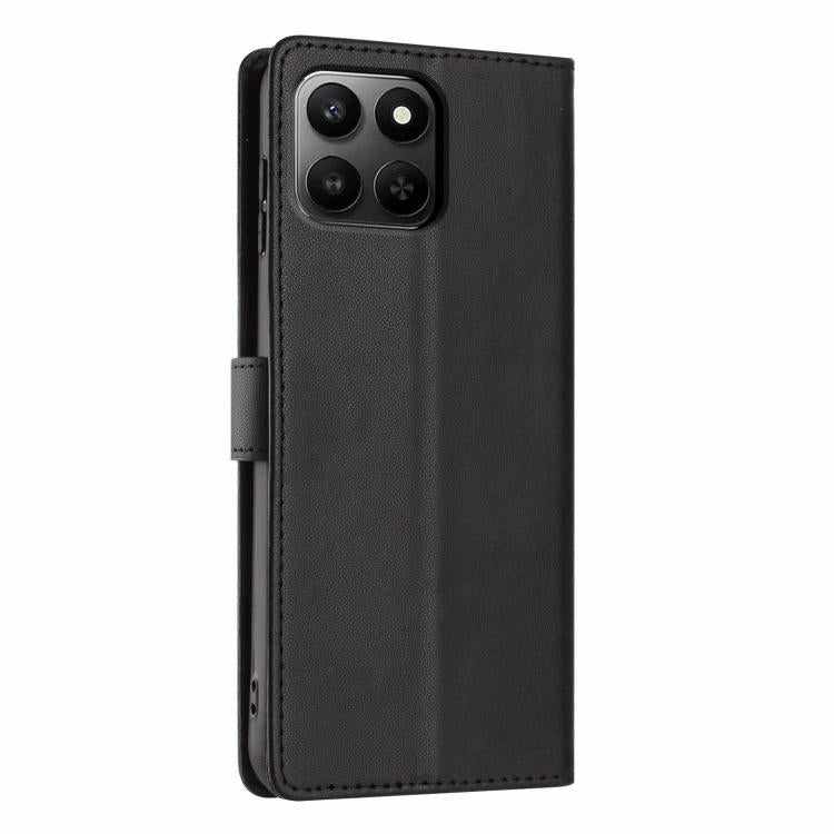 For Honor 400 Smart 4G / 5G Tree Cat Embossed Flip Vegan Leather Phone Case