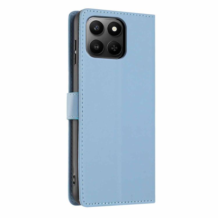 For Honor 400 Smart 4G / 5G Tree Cat Embossed Flip Vegan Leather Phone Case