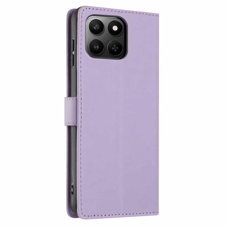 For Honor 400 Smart 4G / 5G Tree Cat Embossed Flip Vegan Leather Phone Case