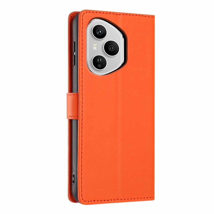For Honor 400 Pro Global 160.8mm Tree Cat Embossed Flip Vegan Leather Phone Case