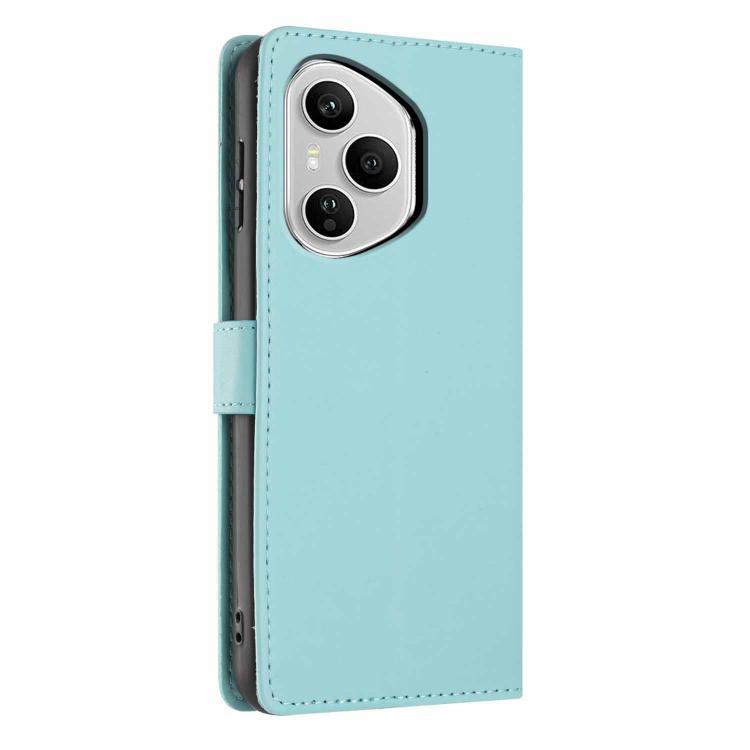 For Honor 400 Pro Global 160.8mm Tree Cat Embossed Flip Vegan Leather Phone Case