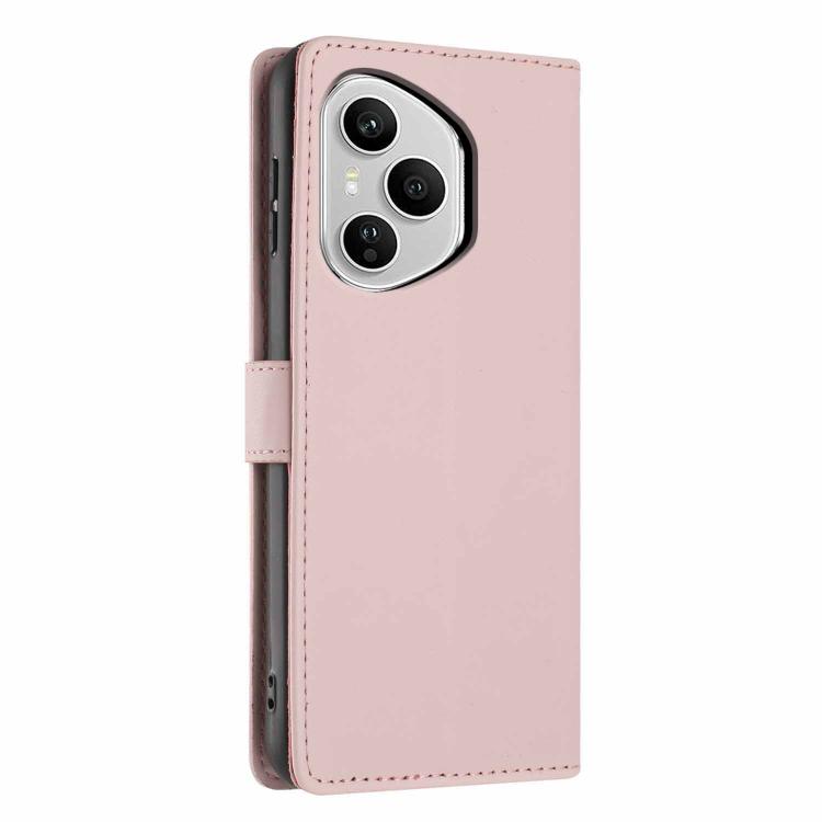 For Honor 400 Pro Global 160.8mm Tree Cat Embossed Flip Vegan Leather Phone Case