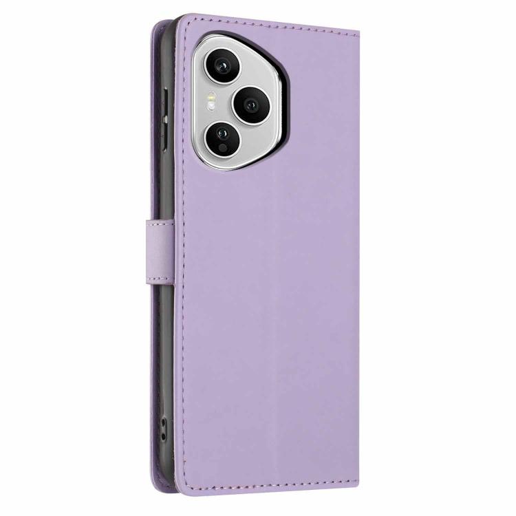 For Honor 400 Pro Global 160.8mm Tree Cat Embossed Flip Vegan Leather Phone Case