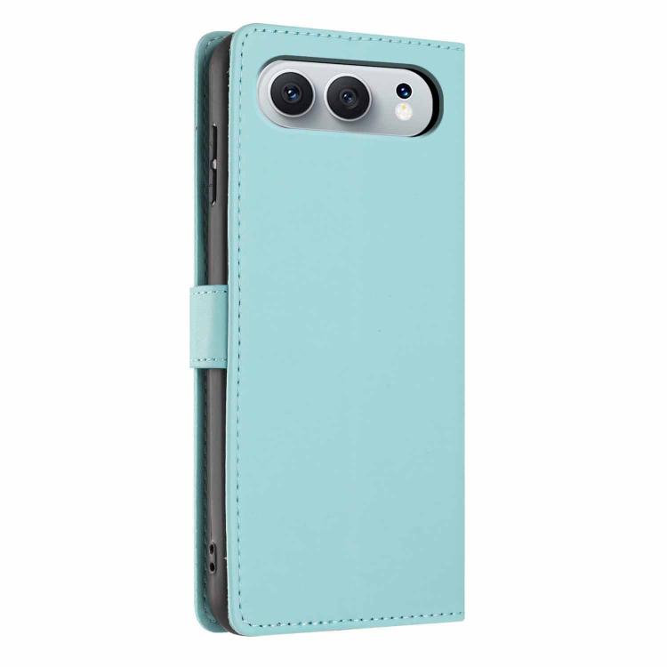 For Honor 500 / 500 Pro Global 155.8mm Tree Cat Embossed Flip Vegan Leather Phone Case