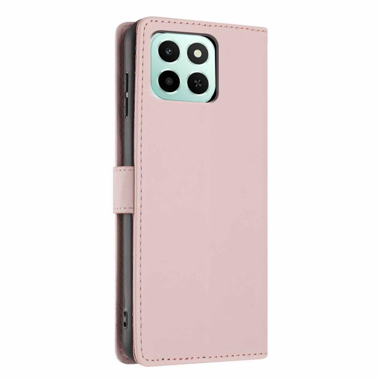 For Honor X6c 4G Tree Cat Embossed Flip Vegan Leather Phone Case