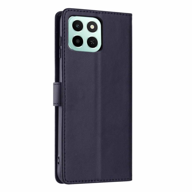 For Honor X6c 4G Tree Cat Embossed Flip Vegan Leather Phone Case
