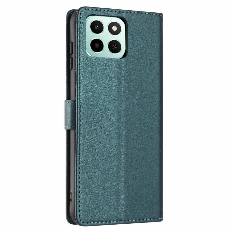 For Honor X6c 4G Tree Cat Embossed Flip Vegan Leather Phone Case