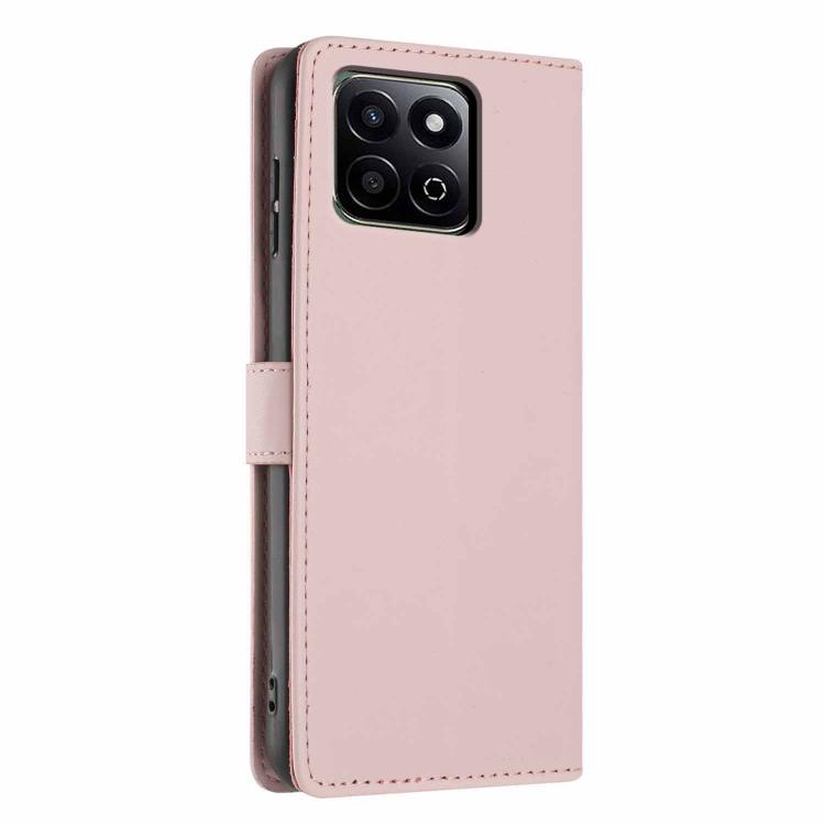 For Honor X6b Tree Cat Embossed Flip Vegan Leather Phone Case