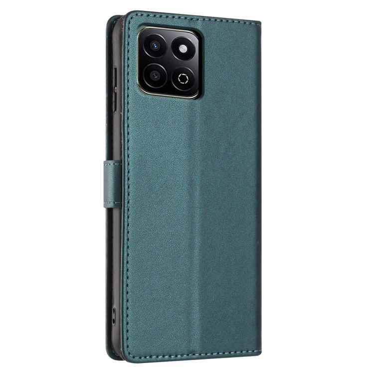 For Honor X6b Tree Cat Embossed Flip Vegan Leather Phone Case