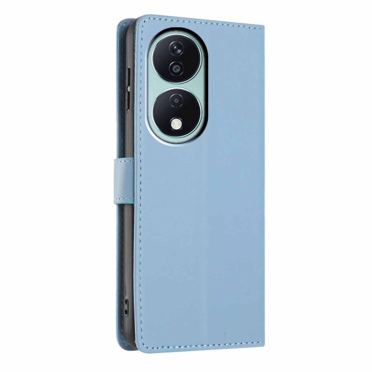 For Honor X7b Tree Cat Embossed Flip Vegan Leather Phone Case