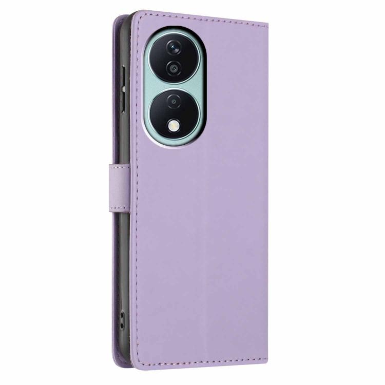 For Honor X7b Tree Cat Embossed Flip Vegan Leather Phone Case
