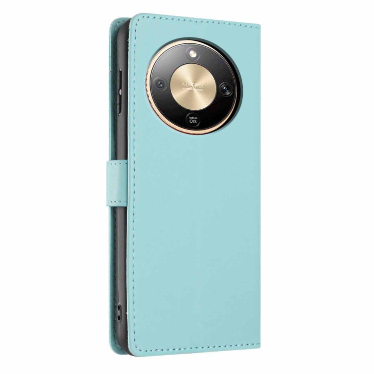 For Honor X8d 4G Tree Cat Embossed Flip Vegan Leather Phone Case
