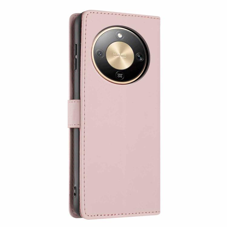 For Honor X8d 4G Tree Cat Embossed Flip Vegan Leather Phone Case