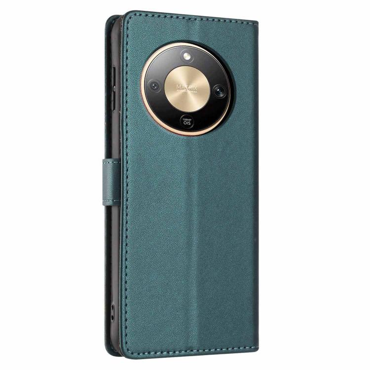 For Honor X8d 4G Tree Cat Embossed Flip Vegan Leather Phone Case