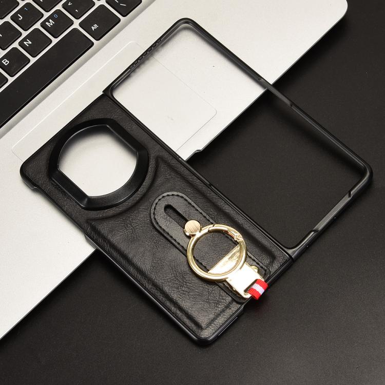 For Huawei Mate X7 Wristband Leather Back Phone Case