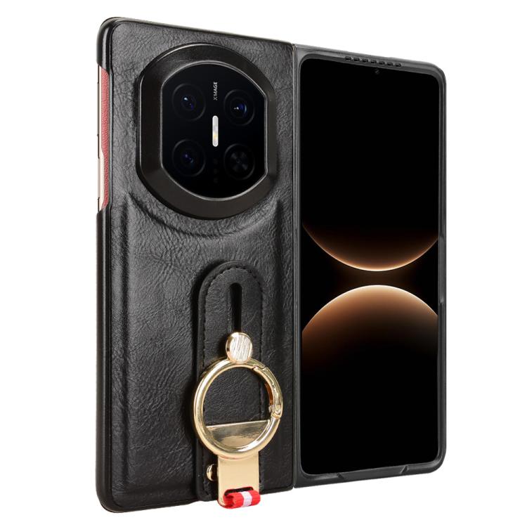 For Huawei Mate X7 Wristband Leather Back Phone Case