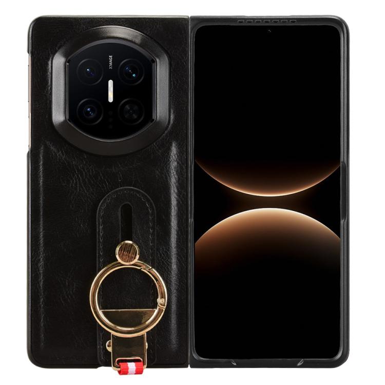 For Huawei Mate X7 Wristband Leather Back Phone Case