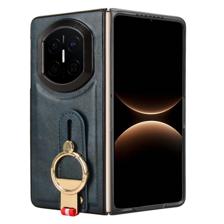 For Huawei Mate X7 Wristband Leather Back Phone Case
