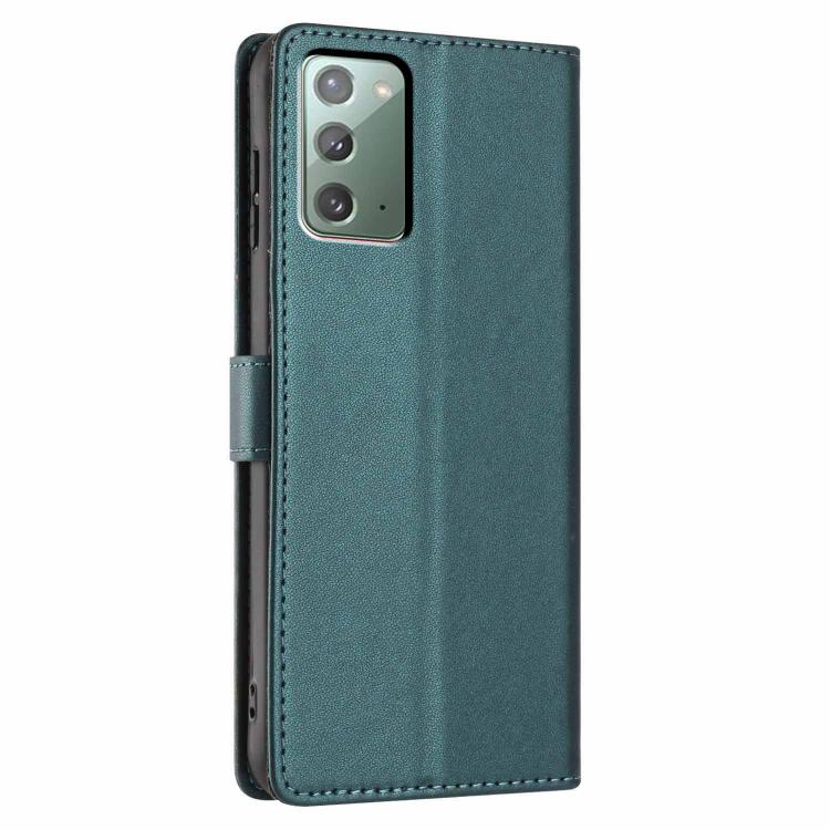 For Samsung Galaxy Note20 Tree Cat Embossed Flip Vegan Leather Phone Case