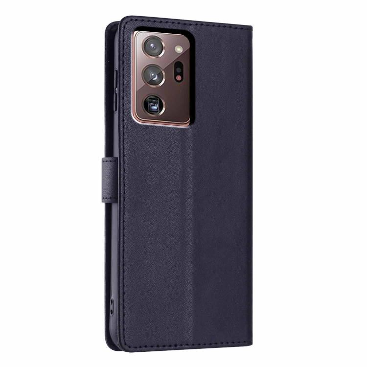 For Samsung Galaxy Note20 Ultra Tree Cat Embossed Flip Vegan Leather Phone Case