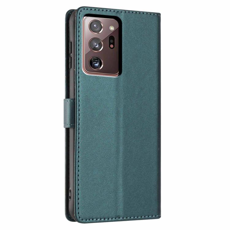For Samsung Galaxy Note20 Ultra Tree Cat Embossed Flip Vegan Leather Phone Case