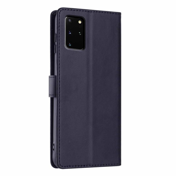 For Samsung Galaxy S20+ Tree Cat Embossed Flip Vegan Leather Phone Case