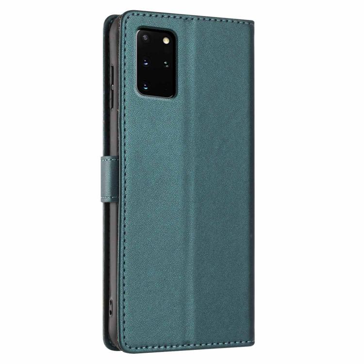 For Samsung Galaxy S20+ Tree Cat Embossed Flip Vegan Leather Phone Case
