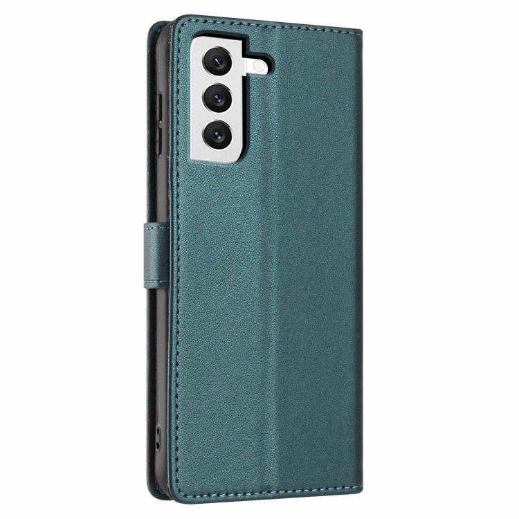 For Samsung Galaxy S22+ 5G Tree Cat Embossed Flip Vegan Leather Phone Case