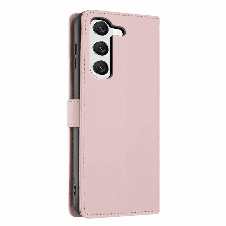 For Samsung Galaxy S23 5G Tree Cat Embossed Flip Vegan Leather Phone Case