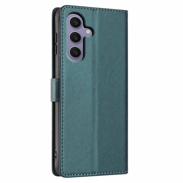 For Samsung Galaxy S24+ 5G Tree Cat Embossed Flip Vegan Leather Phone Case