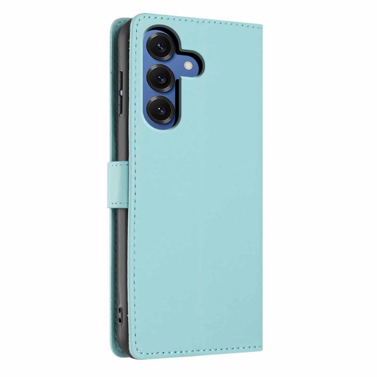 For Samsung Galaxy S26 5G Tree Cat Embossed Flip Vegan Leather Phone Case