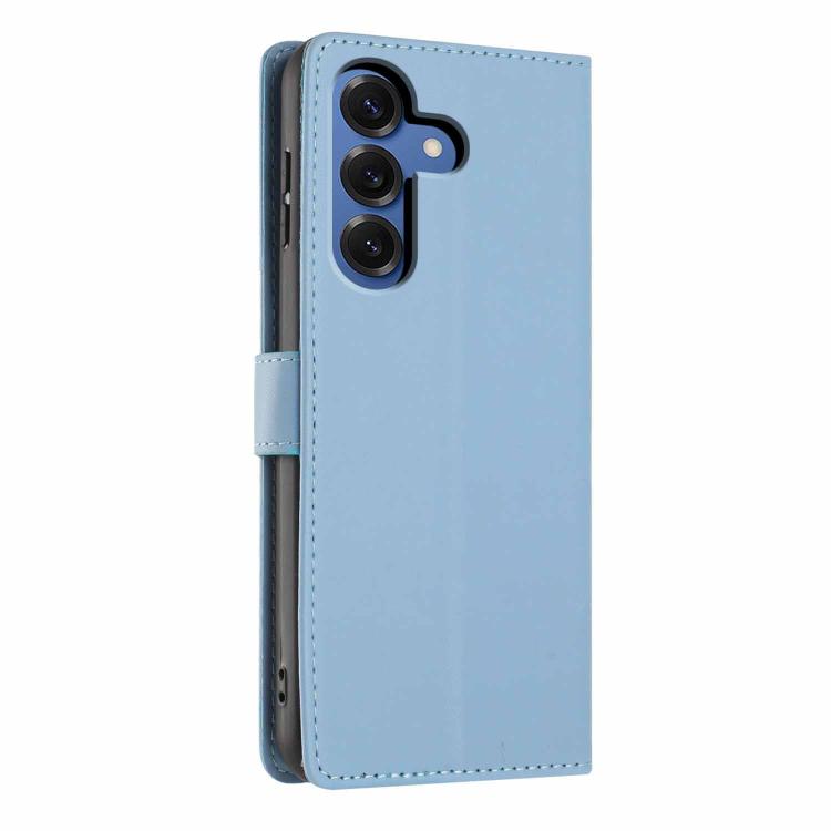 For Samsung Galaxy S26 5G Tree Cat Embossed Flip Vegan Leather Phone Case